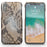 QIALINO Python Skin Texture Genuine Leather Phone Back Case for iPhone X - 3