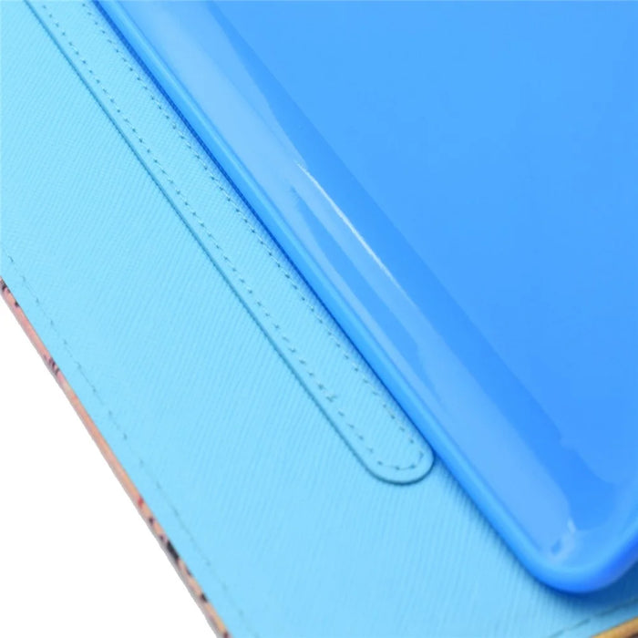 Patterned Leather Card Holder Casing Cover for iPad 9.7 (2018)/9.7 (2017)/Air 2/Air 1 - Cute Panda - 6