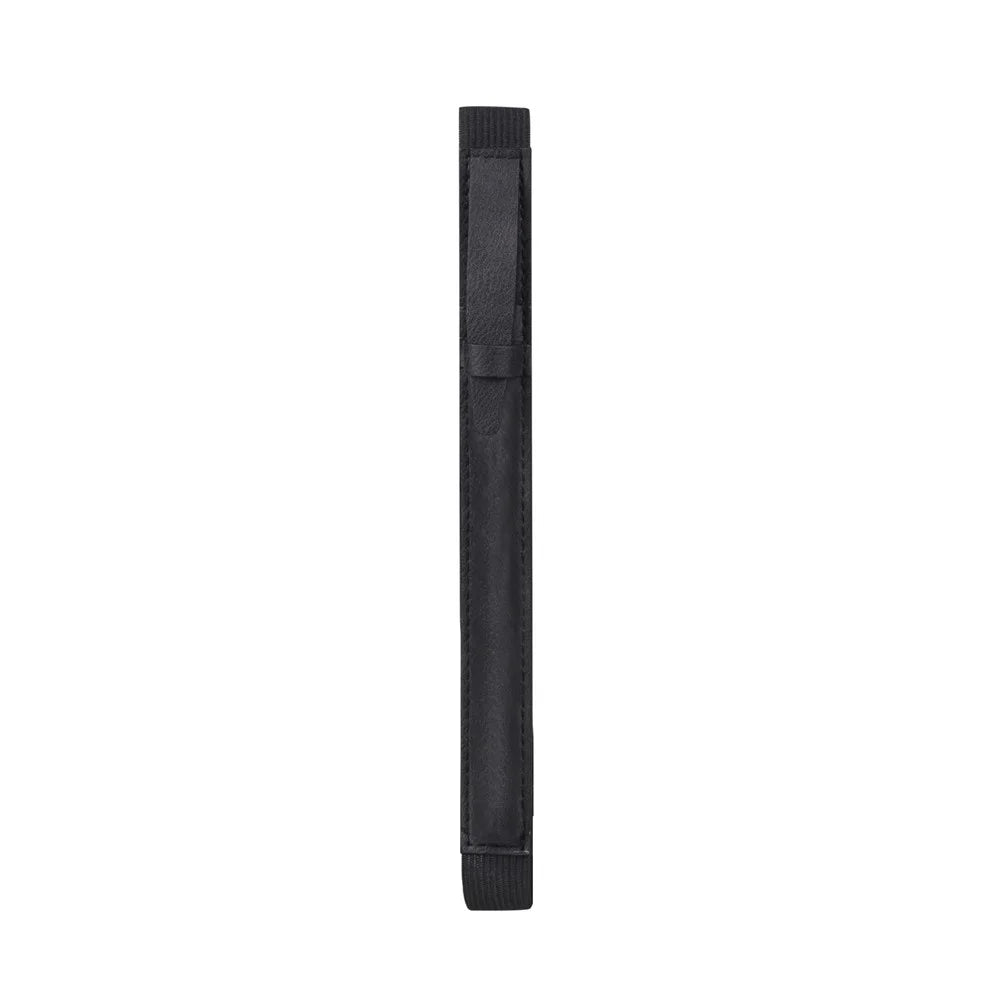 PU Leather Pencil Bag with Elastic Band for Apple Pencil - Black - 4
