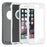Shockproof Drop-proof Dust-proof Plastic + TPU Combo Shell for iPhone 6s/6 - White + Grey - 5