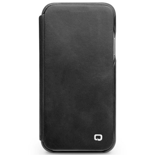 QIALINO Genuine Leather Card Holder Smart Case for iPhone X/ XS 5.85.8 inch - Black - 2