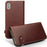 QIALINO Crazy Horse Texture Cowhide Leather Wallet Smart Phone Case for iPhone X / Xs - Brown - 4