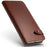 QIALINO Crazy Horse Texture Cowhide Leather Wallet Smart Phone Case for iPhone X / Xs - Brown - 7