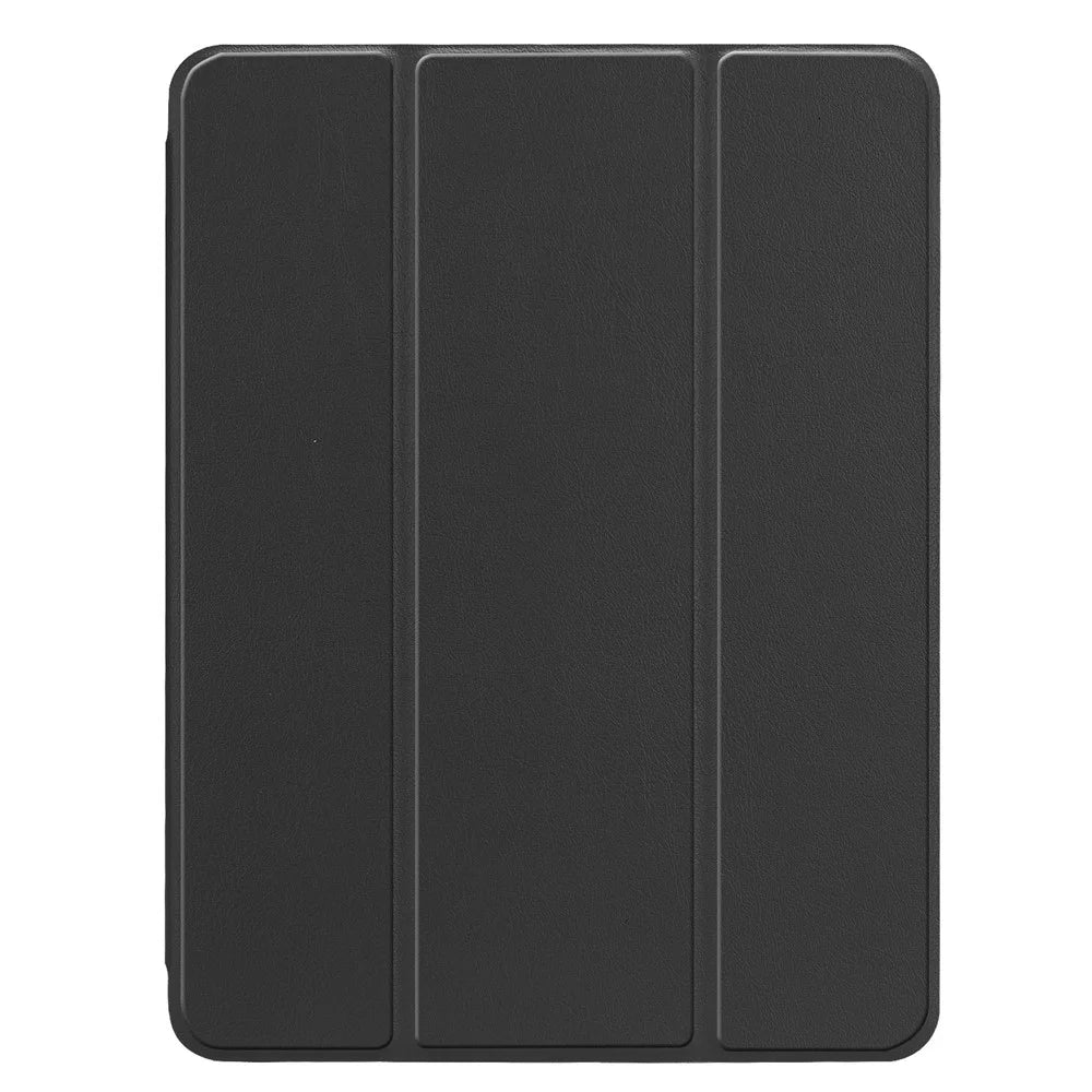 Tri-fold Stand Smart Leather Tablet Protective Casing with Pen Slot for iPad 9.7-inch (2018) / 9.7-inch (2017) - Black - 3