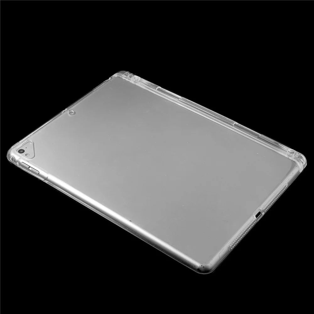 Transparent - Clear TPU Universal Tablet Protector Cover with Pencil Slot for iPad 9.7-inch (2017)/9.7-inch (2018)/Air 2/Pro 9.7 inch (2016) - 4