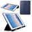 Single Front Leather Tri-fold Stand Smart Tablet Casing for iPad Pro 10.5-inch (2017) - Dark Blue - 1