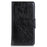 For iPhone XR 6.1 inch Shockproof Phone Case Nappa Texture Split Leather Flip Folio Cover Protective Phone Shell with Stand Wallet - Black - 5
