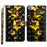 Pattern Printing Wallet Leather Shell with Stand for iPhone 7/8/SE (2022)/SE (2020) 4.7 inch - Gold Butterflies - 1