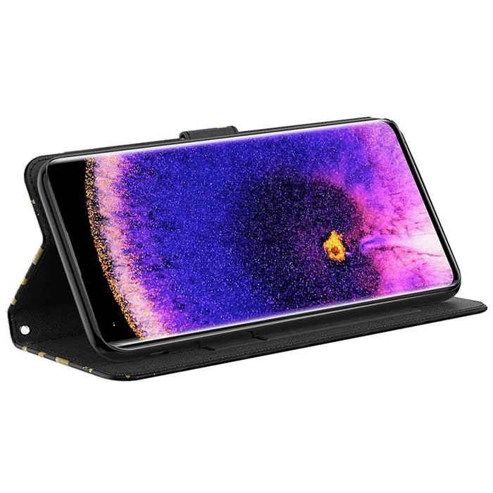 Pattern Printing Wallet Leather Shell with Stand for iPhone 7/8/SE (2022)/SE (2020) 4.7 inch - Gold Butterflies - 3