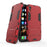 Cool Guard Plastic TPU Hybrid Cell Phone Case with Kickstand for iPhone XR 6.1 inch - Red - 1