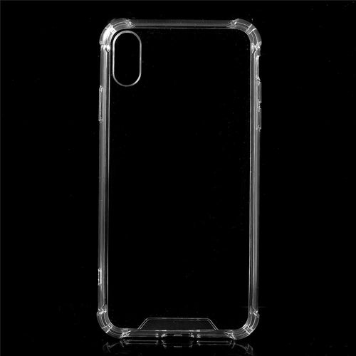 Drop-Proof Clear Acrylic Back + TPU Edge Hybrid Mobile Casing for iPhone XS Max 6.5 inch - 1