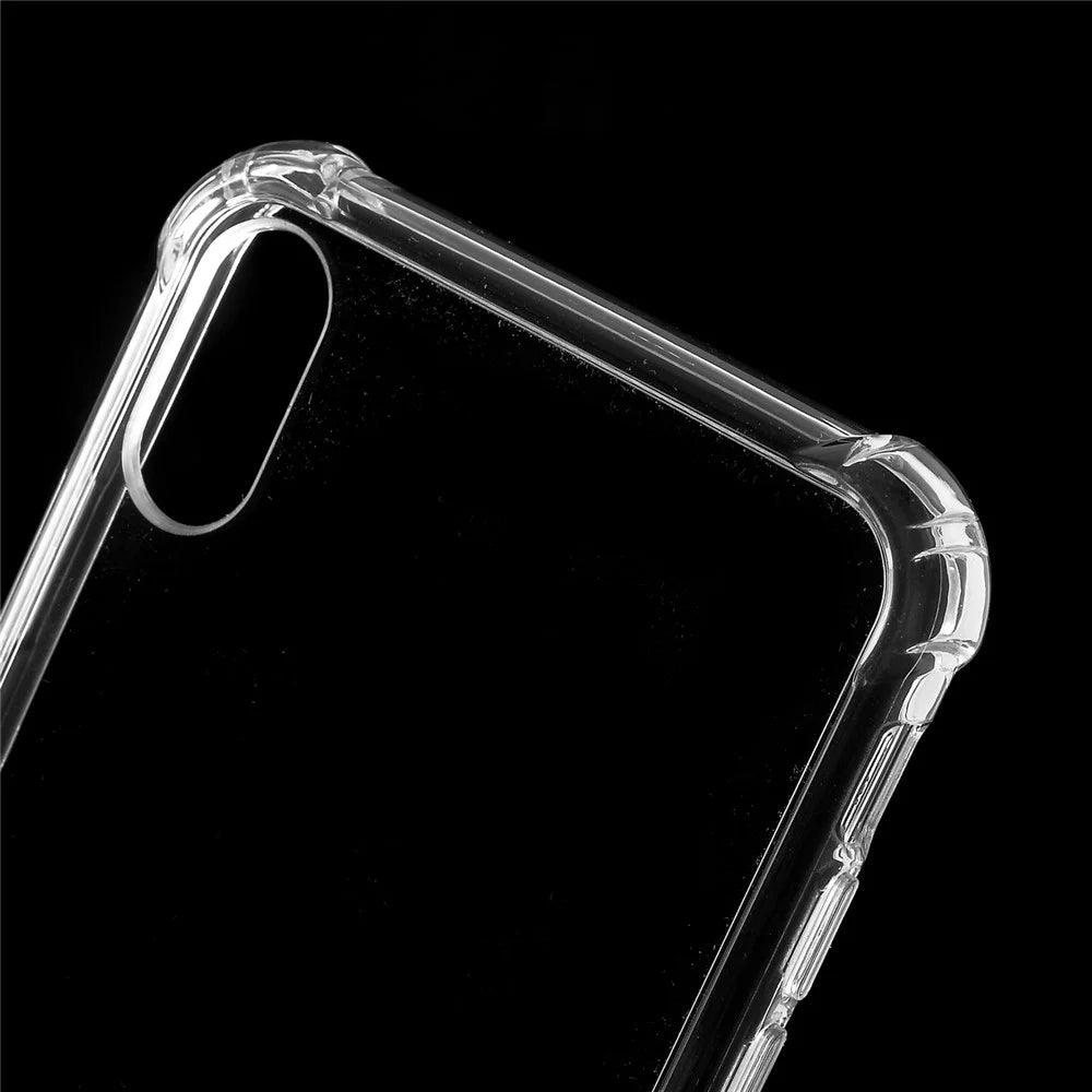 Drop-Proof Clear Acrylic Back + TPU Edge Hybrid Mobile Casing for iPhone XS Max 6.5 inch - 4