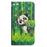 Pattern Printing Leather Wallet Shell for iPhone XR 6.1 inch - Panda Pattern - 2