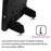 For iPad Mini 4/3/2/1 Sparrow Pattern Shockproof Kids Friendly EVA Phone Protection Case with Kickstand - Black - 7