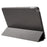 PU Leather Tablet Case with Tri-fold Stand for iPad Air 2 Dual Angles Stand Design Tablet Case - Black - 4