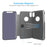 For iPhone XS Max Flip Leather Cover with Stand Full Body Protective Phone Case - Black - 7