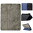 Tri-fold Leather Stand Cover for iPad Air / Air 2 / iPad 9.7-inch (2018) / iPad 9.7-inch (2017) - Grey - 1