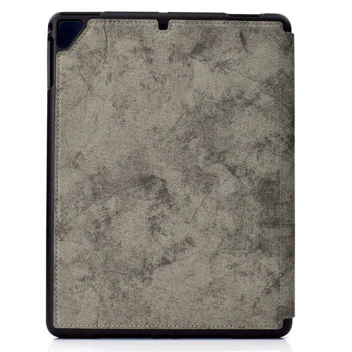Tri-fold Leather Stand Cover for iPad Air / Air 2 / iPad 9.7-inch (2018) / iPad 9.7-inch (2017) - Grey - 3