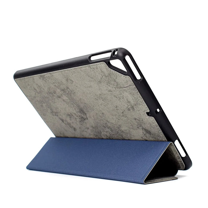 Tri-fold Leather Stand Cover for iPad Air / Air 2 / iPad 9.7-inch (2018) / iPad 9.7-inch (2017) - Grey - 4