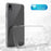 100PCS/Lot Drop-resistant Clear Acrylic + TPU Hybrid Case for iPhone XR 6.1 inch - Transparent - 3