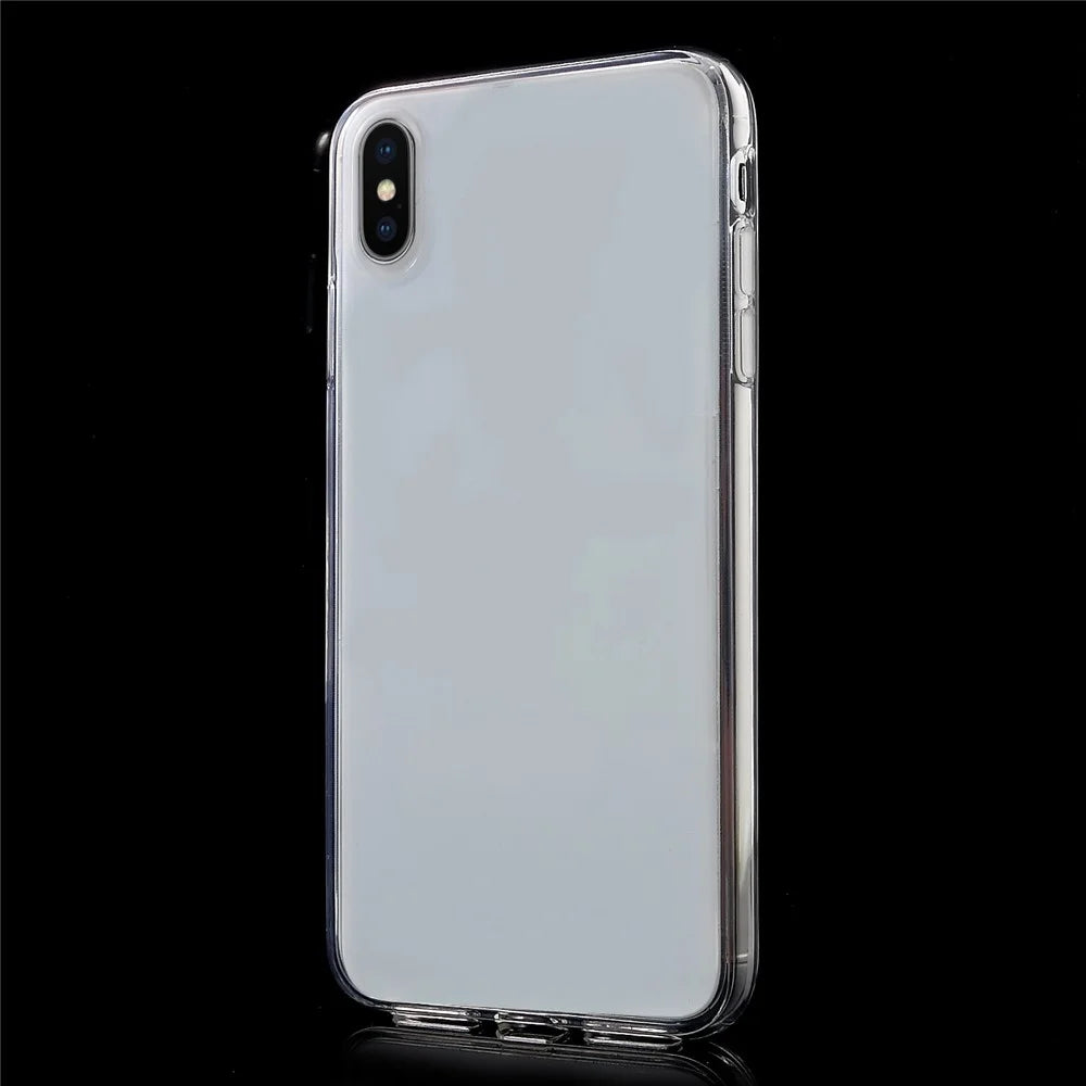 Clear TPU Soft Super Thin Phone Protective Back Cover for iPhone XS Max 6.5 inch - Transparent - 3