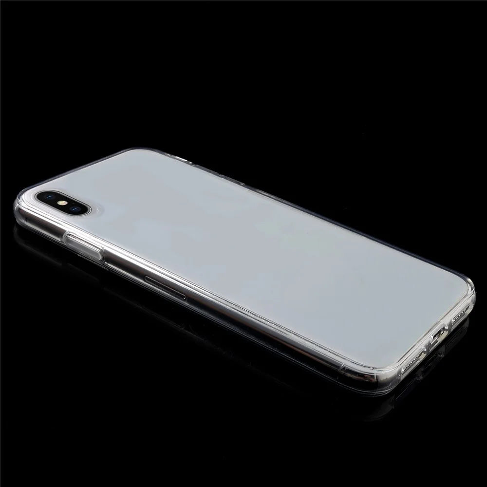 Clear TPU Soft Super Thin Phone Protective Back Cover for iPhone XS Max 6.5 inch - Transparent - 4