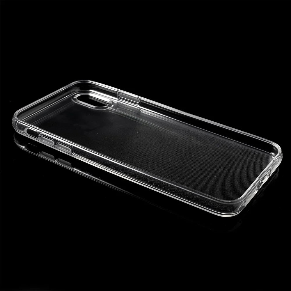 Clear TPU Soft Super Thin Phone Protective Back Cover for iPhone XS Max 6.5 inch - Transparent - 5