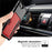 PU Leather Coated PC TPU Hybrid Mobile Phone Shell for iPhone 8 Plus / 7 Plus / 6s Plus / 6 Plus - Red - 7