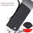 For iPhone SE / 5s / 5 Case Solid Color Leather Mobile Cover Wallet Stand with Strap - Black - 2