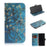 Pattern Printing Wallet Leather Stand Cover for iPhone XR 6.1 inch - Tree with Flowers - 1