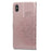 Imprinted Half Mandala Flower Wallet Leather Cell Phone Case for iPhone XS Max 6.5 inch - Rose Gold - 4
