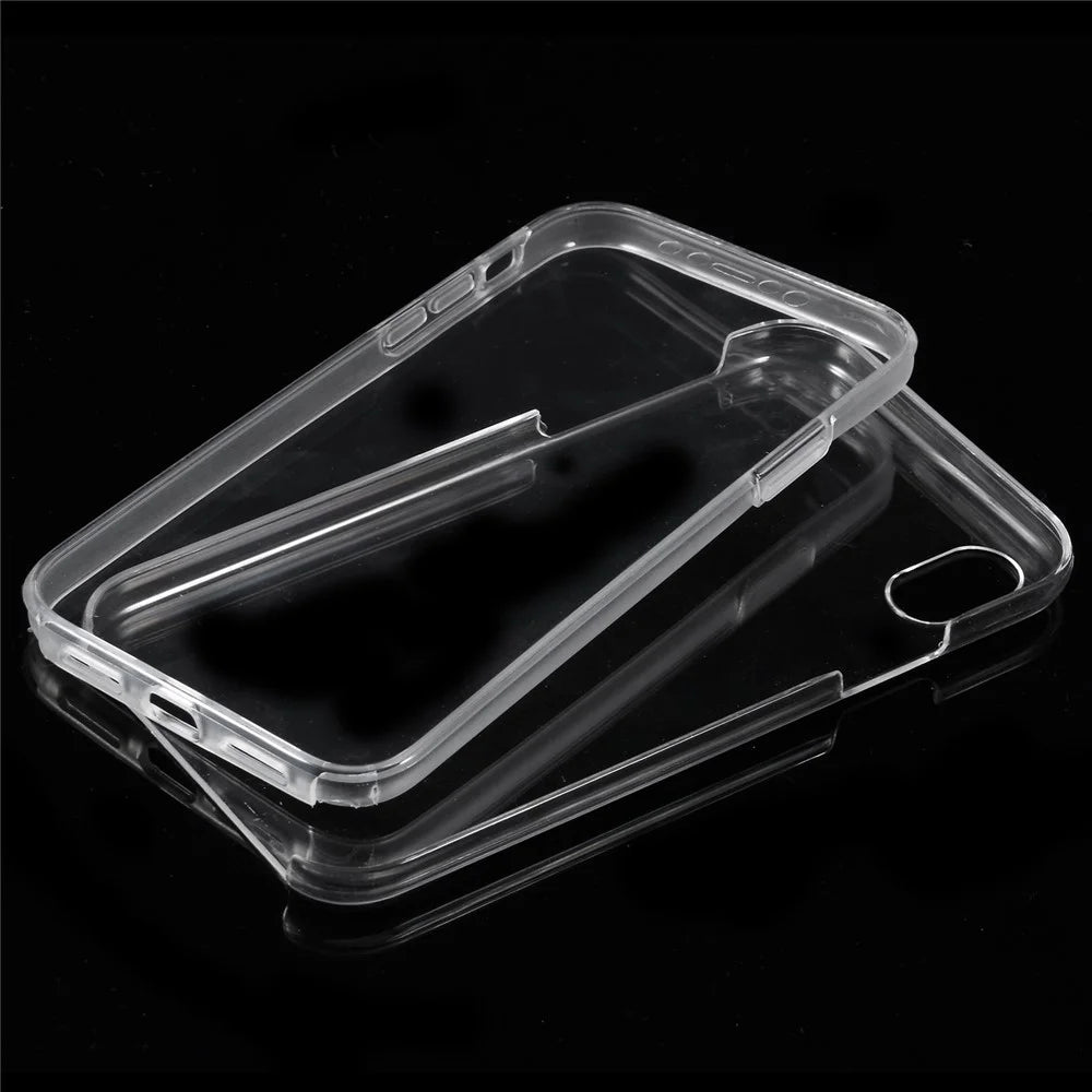 For iPhone XR 6.1 inch Two Pieces Front TPU + PC Back Full Body Protection Case - 5