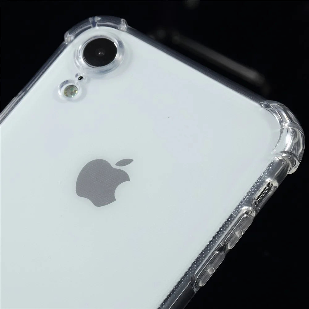 Four Corners Cushioning Drop-resistant Clear TPU Phone Cover for iPhone XR 6.1 inch - Transparent - 3