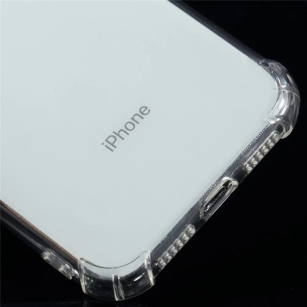 Four Corners Cushioning Drop-resistant Clear TPU Phone Cover for iPhone XR 6.1 inch - Transparent - 4