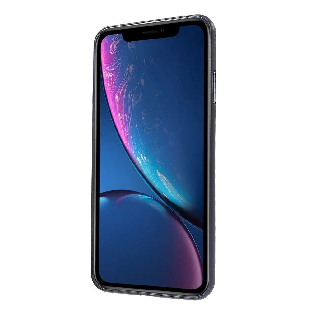 Ultra-thin Plastic Back Cell Phone Cover for iPhone XS Max 6.5 inch - Black - 2