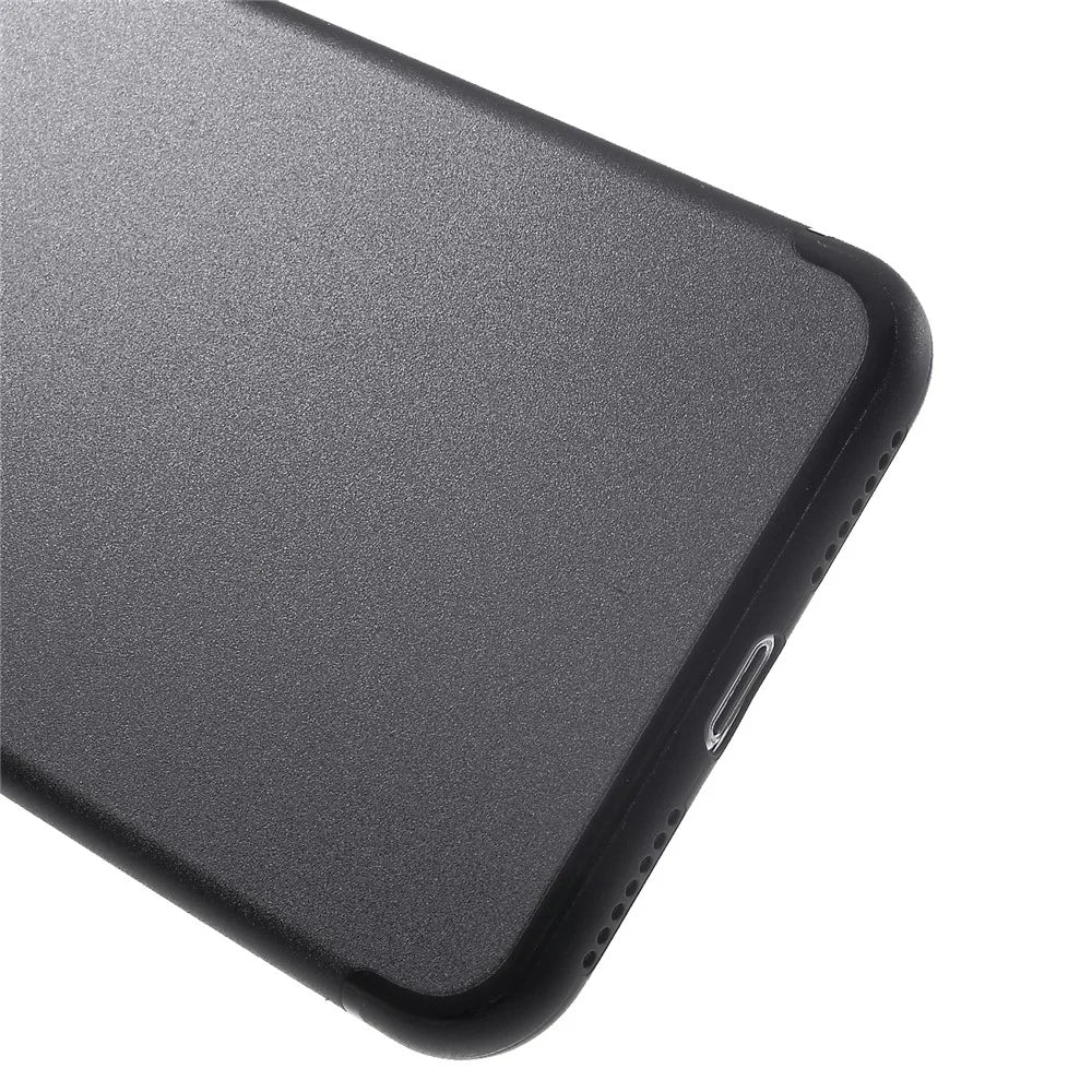 Ultra-thin Plastic Back Cell Phone Cover for iPhone XS Max 6.5 inch - Black - 6