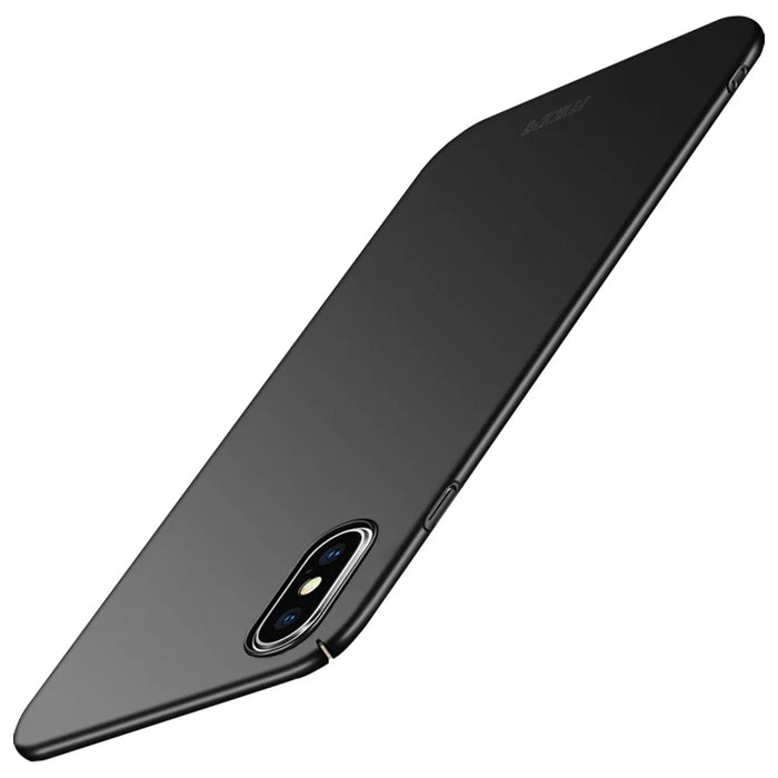 MOFI Shield Frosted Ultra-thin Plastic Mobile Case for iPhone XS Max 6.5 inch - Black - 1