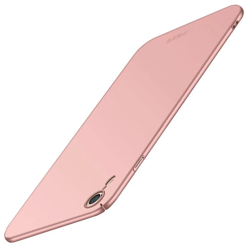 MOFI Shield Frosted Ultra-thin Plastic Mobile Phone Back Case for iPhone XR 6.1 inch - Rose Gold - 1
