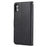 Cross Texture Leather Wallet Case + Removable TPU Back Shell for iPhone XR 6.1 inch - Black - 3