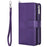For iPhone 8 Plus / 7 Plus / 6s Plus / 6 Plus KT Multi-functional Series-4 Detachable 2-in-1 TPU + Zipper Wallet Stand Leather Portable Case - Purple - 4