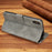 DG.MING Retro Style PU Leather Wallet Case for iPhone XS Max 6.5 inch - Grey - 3