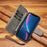 DG.MING Retro Style Leather Stand Case with Card Slots for iPhone XR 6.1 inch - Grey - 6