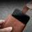 QIALINO Cowhide Leather Pouch Wallet Phone Case for iPhone XR 6.1 inch - Brown - 7