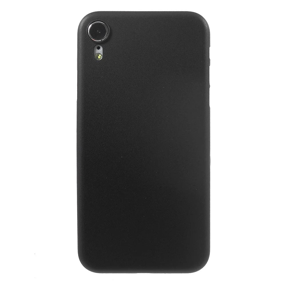 Ultra-Thin Matte Plastic Back Phone Case for iPhone XR 6.1 inch - Black - 2