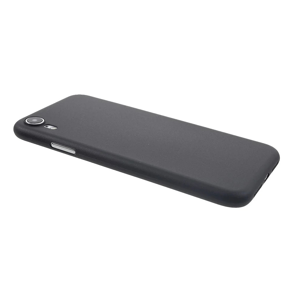 Ultra-Thin Matte Plastic Back Phone Case for iPhone XR 6.1 inch - Black - 3