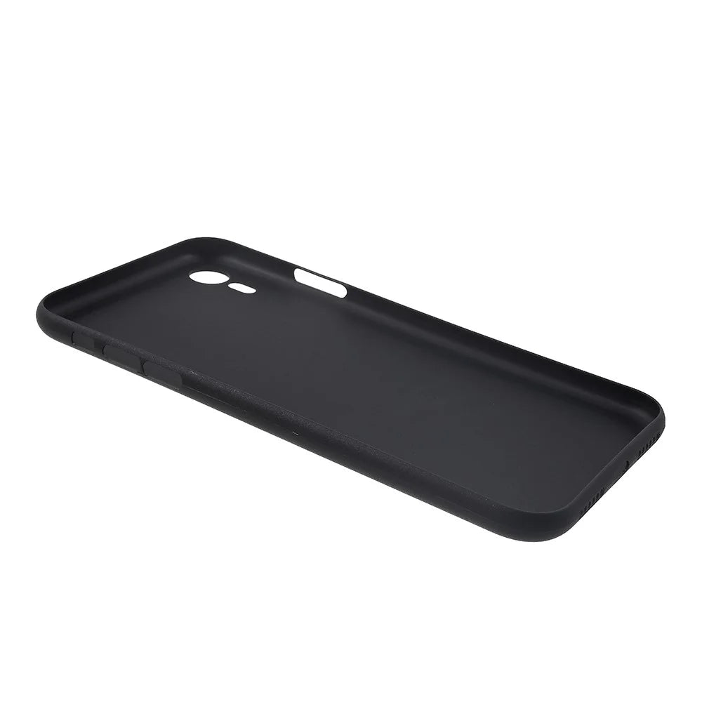 Ultra-Thin Matte Plastic Back Phone Case for iPhone XR 6.1 inch - Black - 4