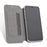 VILI DMX Cross Texture PU Leather Stand Cover with Card Slots for iPhone XR 6.1 inch - Grey - 5