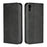 Magnetic Stand Leather Wallet Case for iPhone XR 6.1 inch - Black - 1