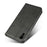 Magnetic Stand Leather Wallet Case for iPhone XR 6.1 inch - Black - 6