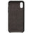 QIALINO for iPhone XS Max 6.5 inch Genuine Leather Coated PC Hard Case - Black - 3